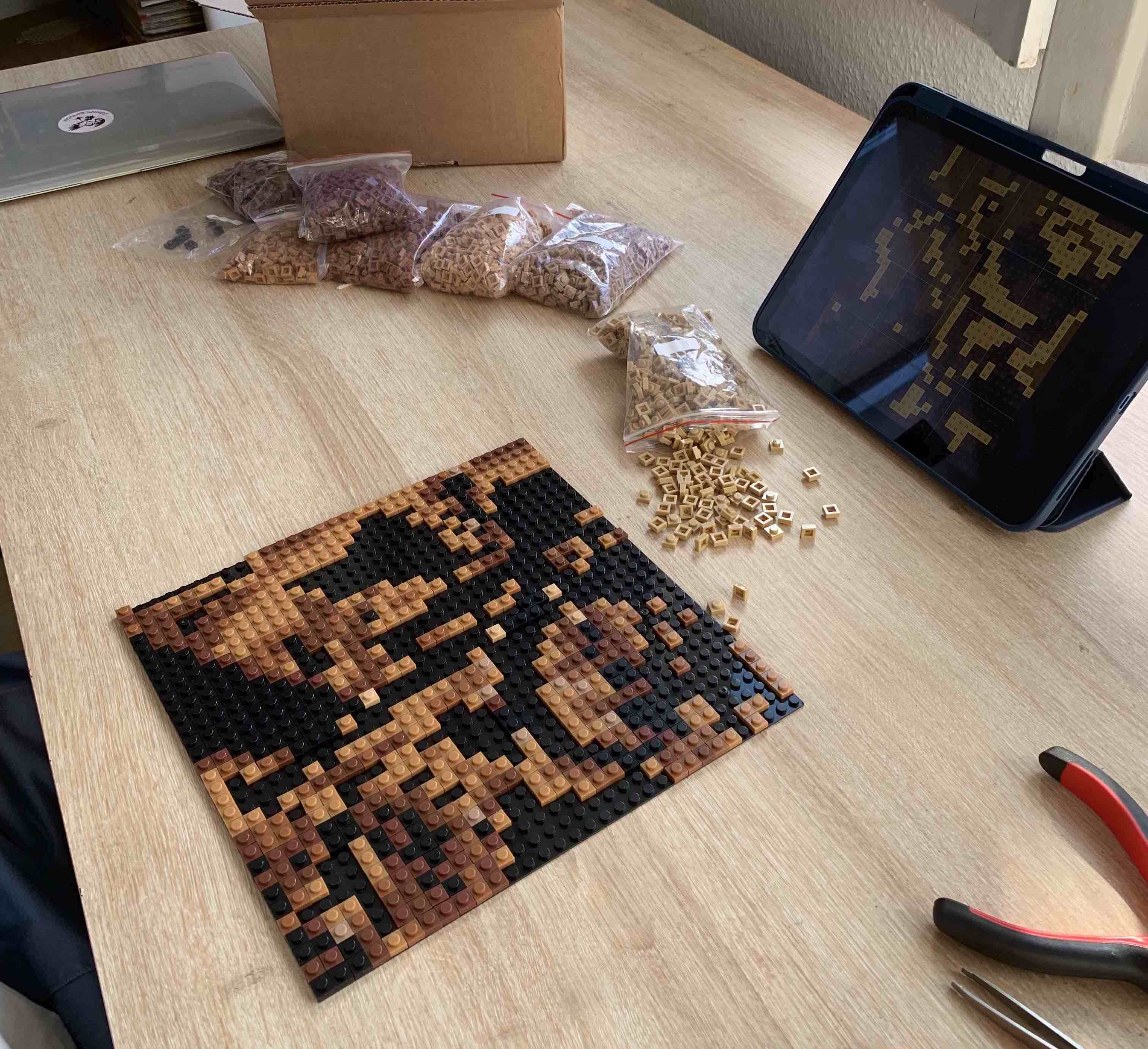 Second exemple de création personnalisée en briques